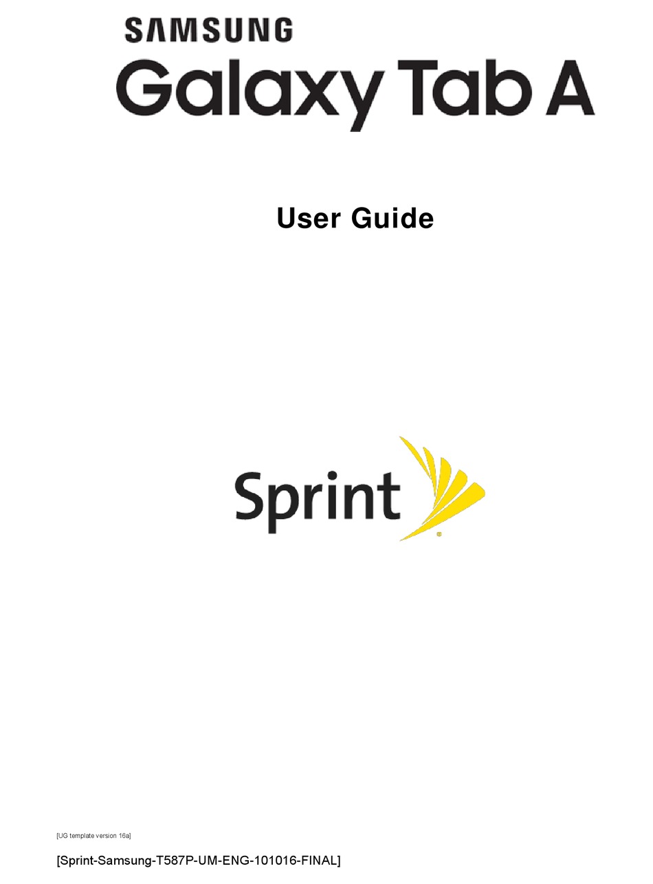 SAMSUNG GALAXY TAB A USER MANUAL Pdf Download | ManualsLib
