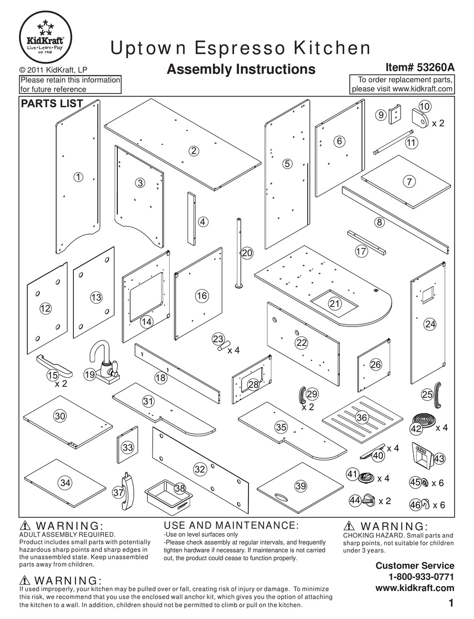 kidkraft kitchen 53388