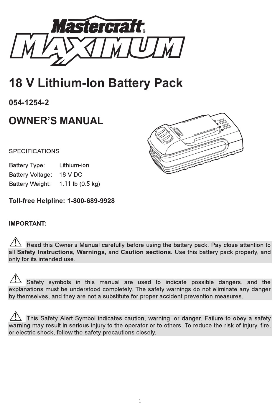 MASTERCRAFT 05412542 OWNER'S MANUAL Pdf Download ManualsLib