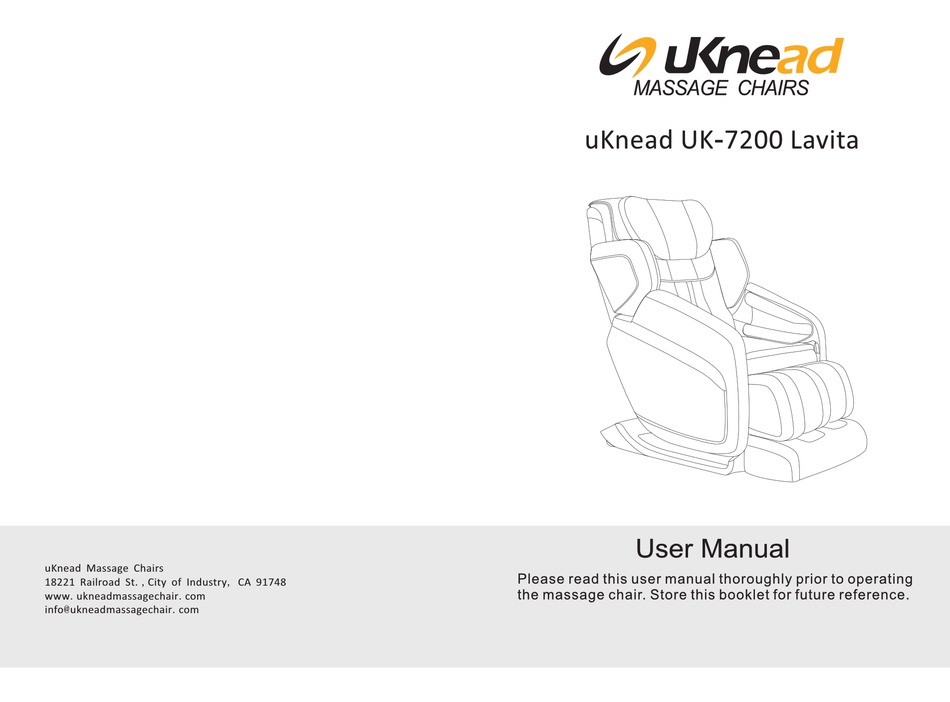 Uknead Uk 7200 Lavita User Manual Pdf Download Manualslib