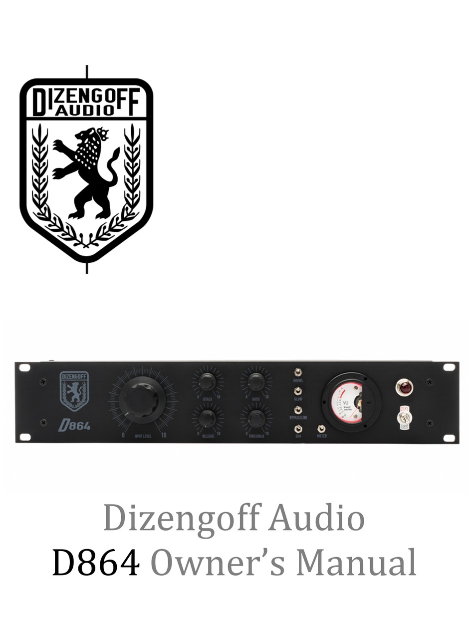 珍しい 真空管コンプレッサー Dizengoff D864-Black Audio ...