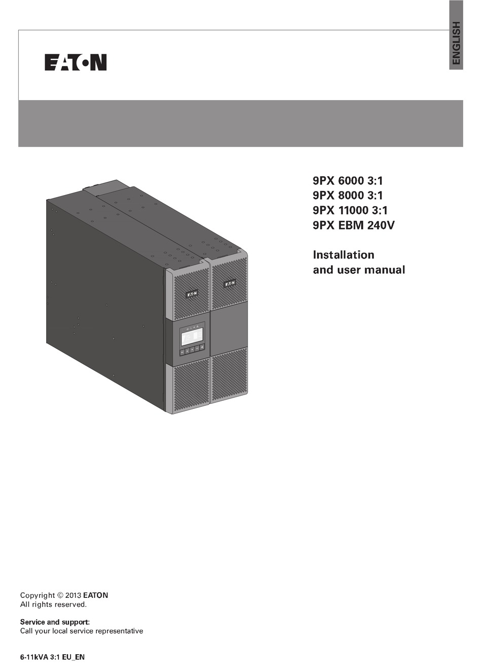 EATON 9PX 6000 INSTALLATION AND USER MANUAL Pdf Download ManualsLib