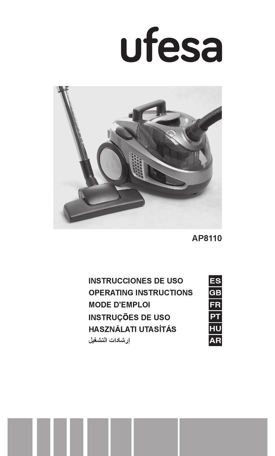 UFESA AP8110 OPERATING INSTRUCTIONS MANUAL Pdf Download | ManualsLib