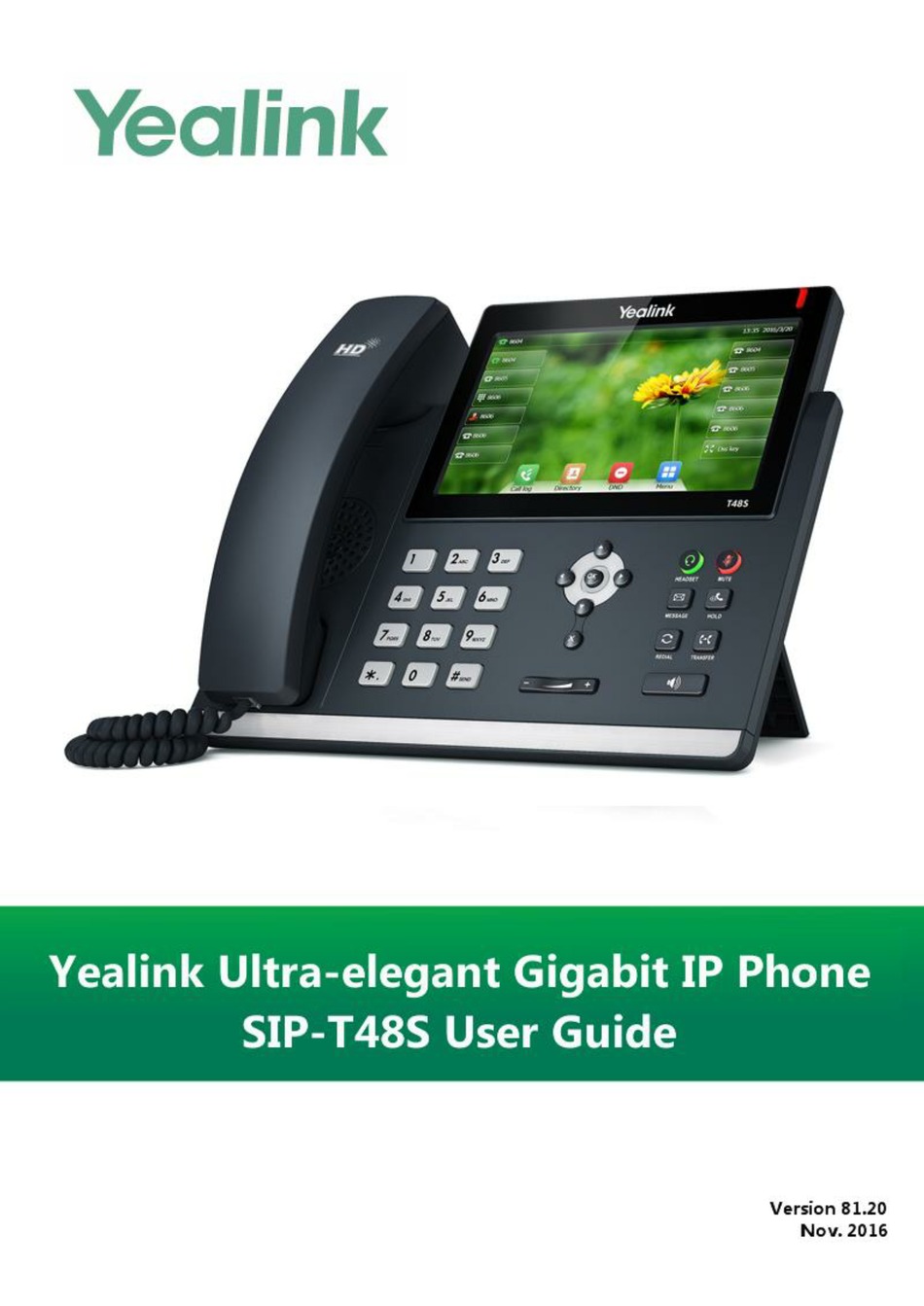 Yealink t48s настройка телефона