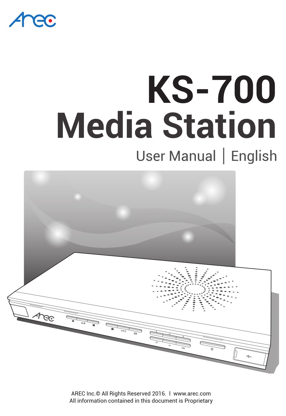 AREC KS-700 USER MANUAL Pdf Download | ManualsLib