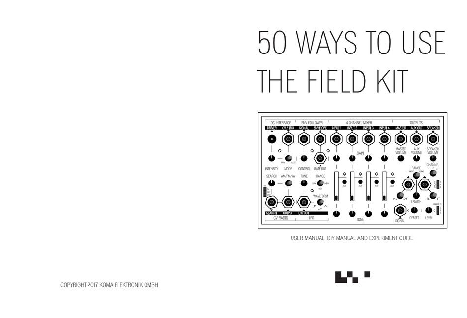 KOMA ELEKTRONIK FIELD KIT USER MANUAL Pdf Download ManualsLib