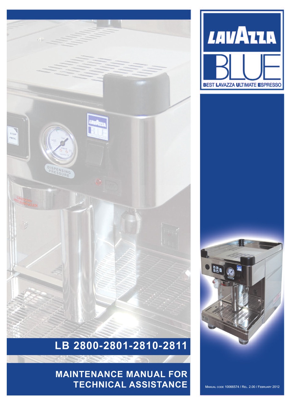 lavazza lb 2600 manual