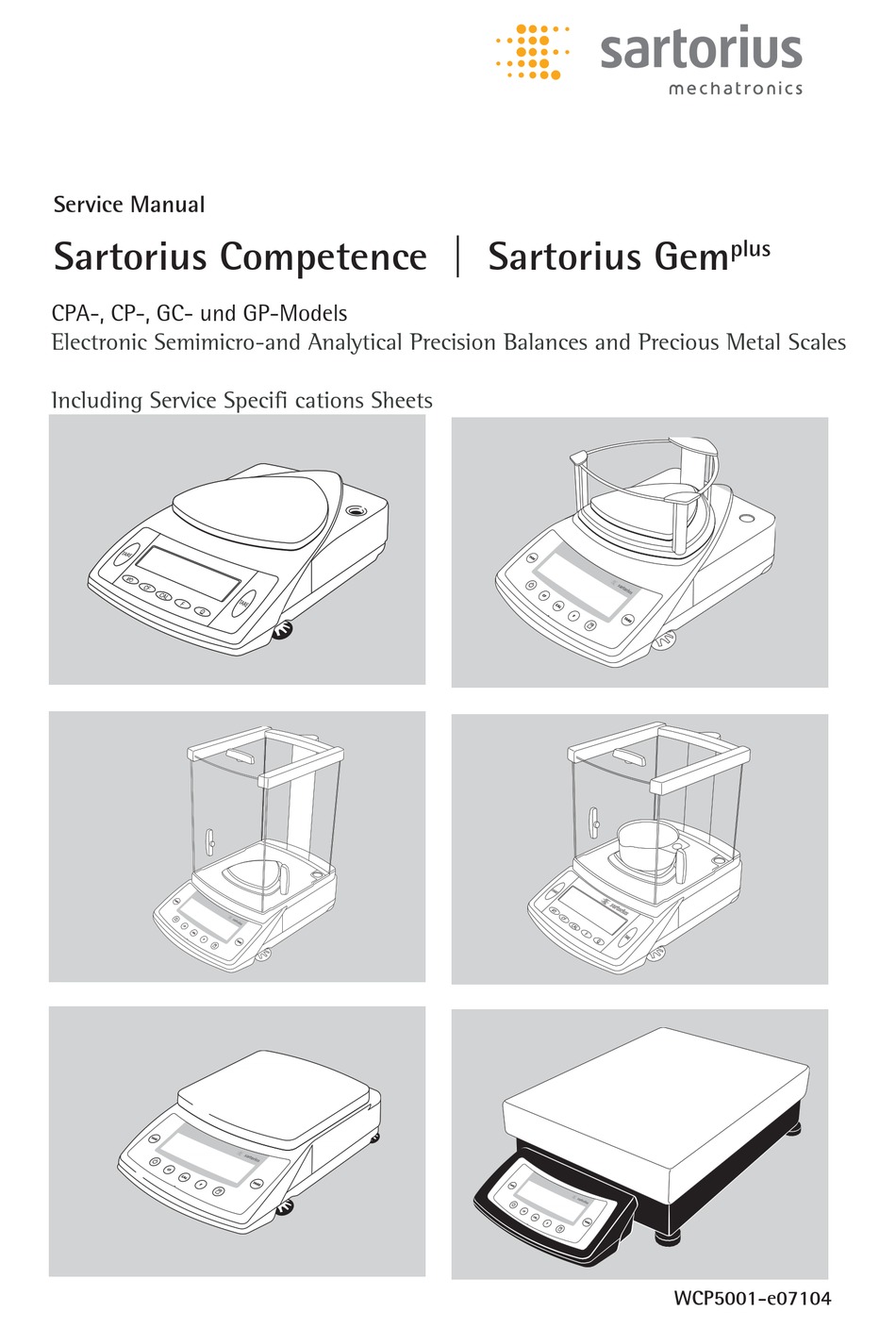 Sartorius Cp64 Service Manual Pdf Download Manualslib