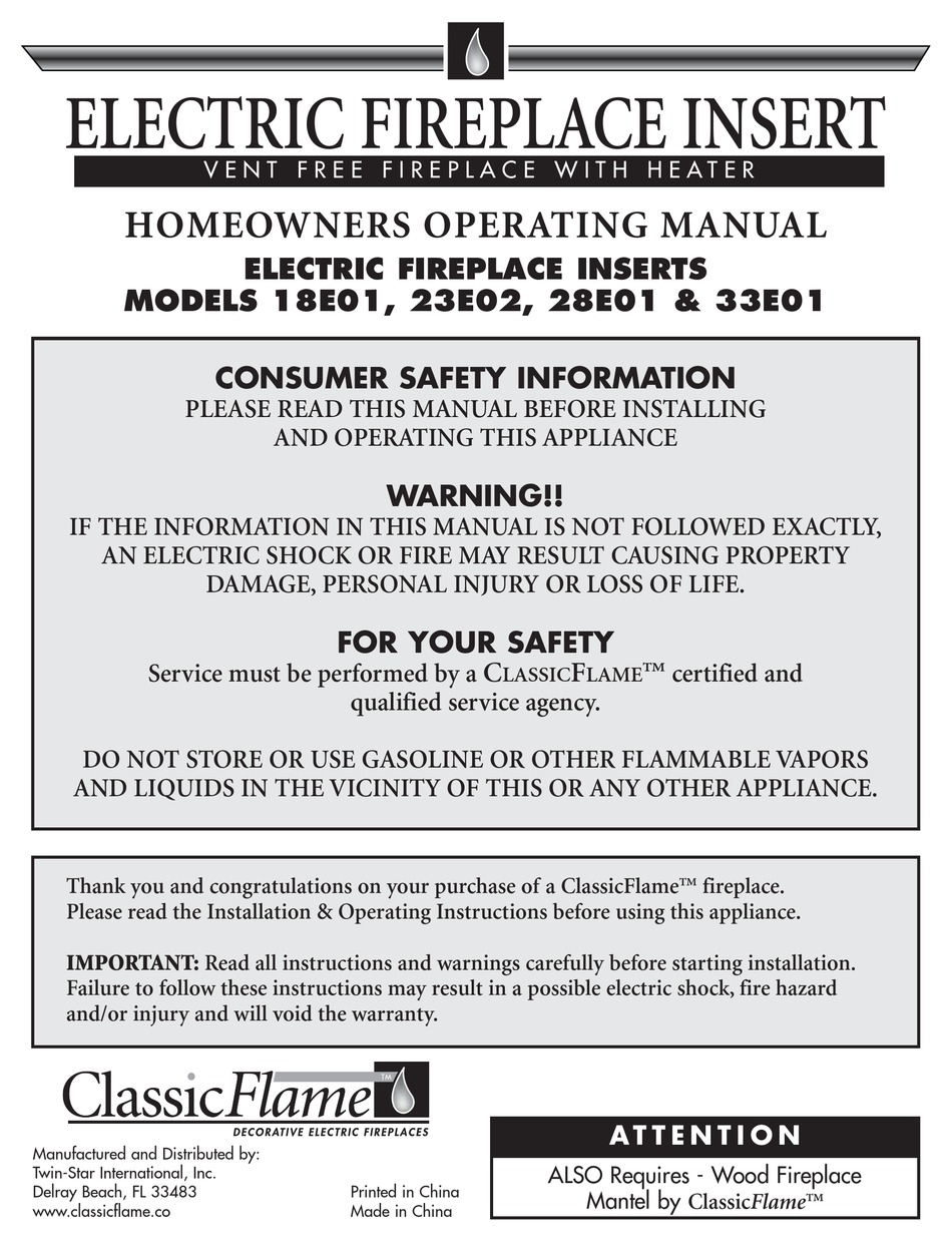 Empire Gas Fireplace Manual