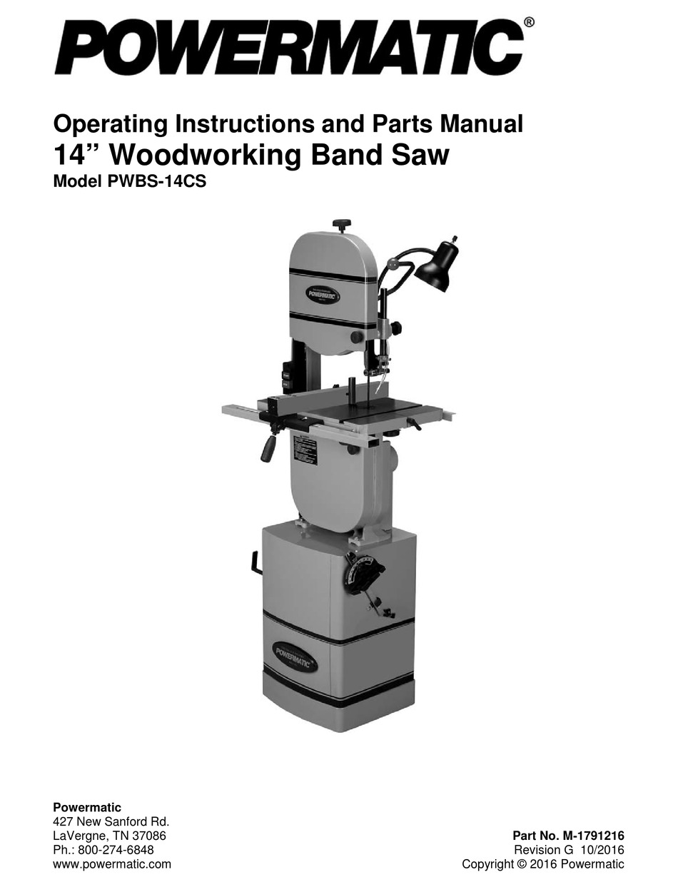 Business & Industrial Woodworking Manuals & Books Powermatic Model 141