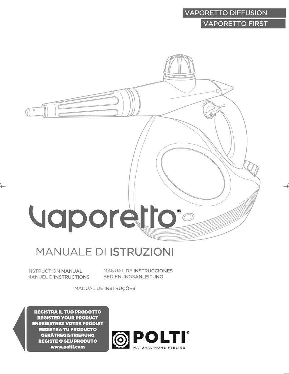 POLTI VAPORETTO DIFFUSION INSTRUCTION MANUAL Pdf Download | ManualsLib