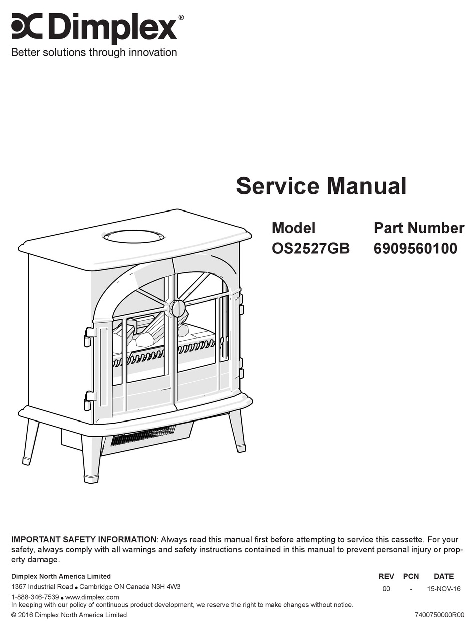 Dimplex Os2527gb Service Manual Pdf Download Manualslib 2125