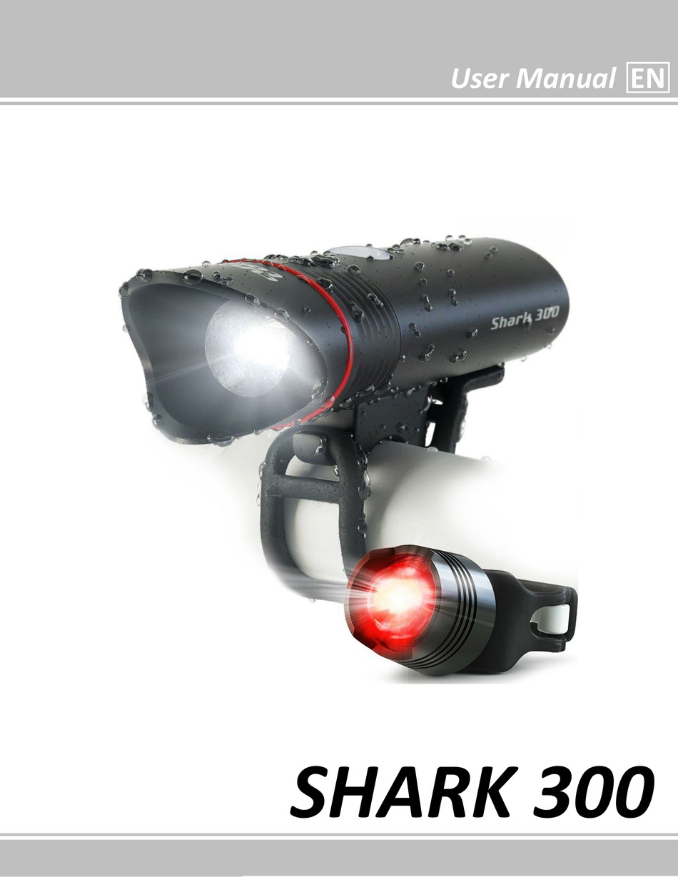 shark 500 bike light instructions