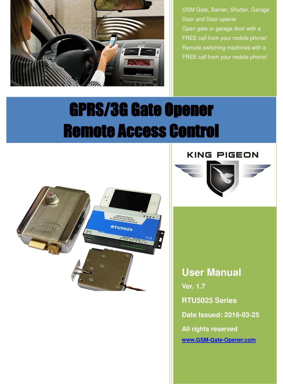 KING PIGEON RTU5025 SERIES USER MANUAL Pdf Download ManualsLib