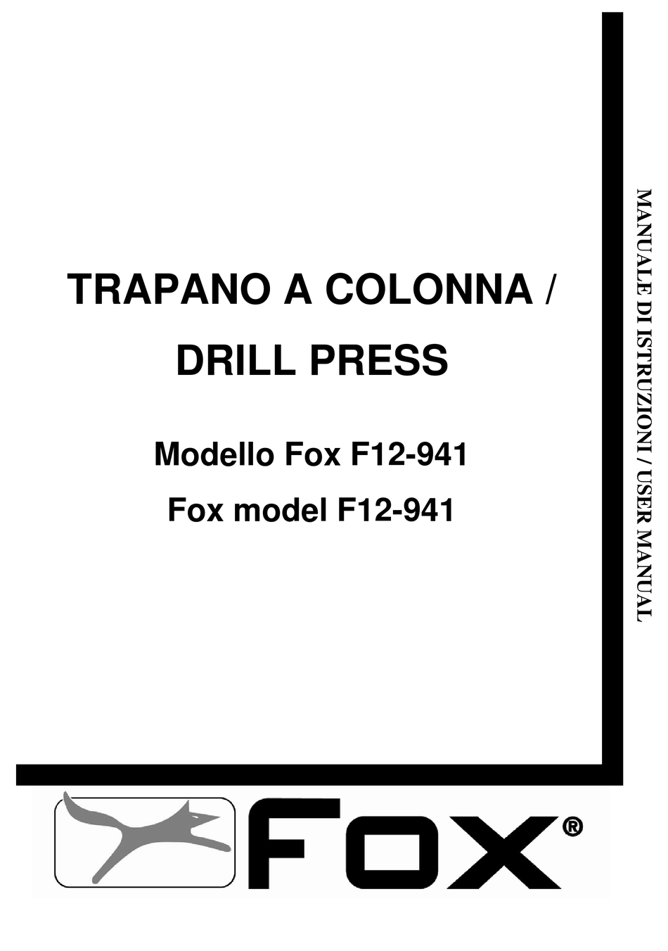Supporto Piano di Lavoro per Trapano a Colonna Fox F12-941A