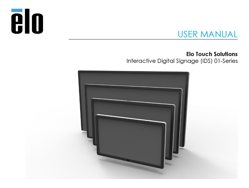 ELO TOUCH SOLUTIONS 01 SERIES USER MANUAL Pdf Download | ManualsLib