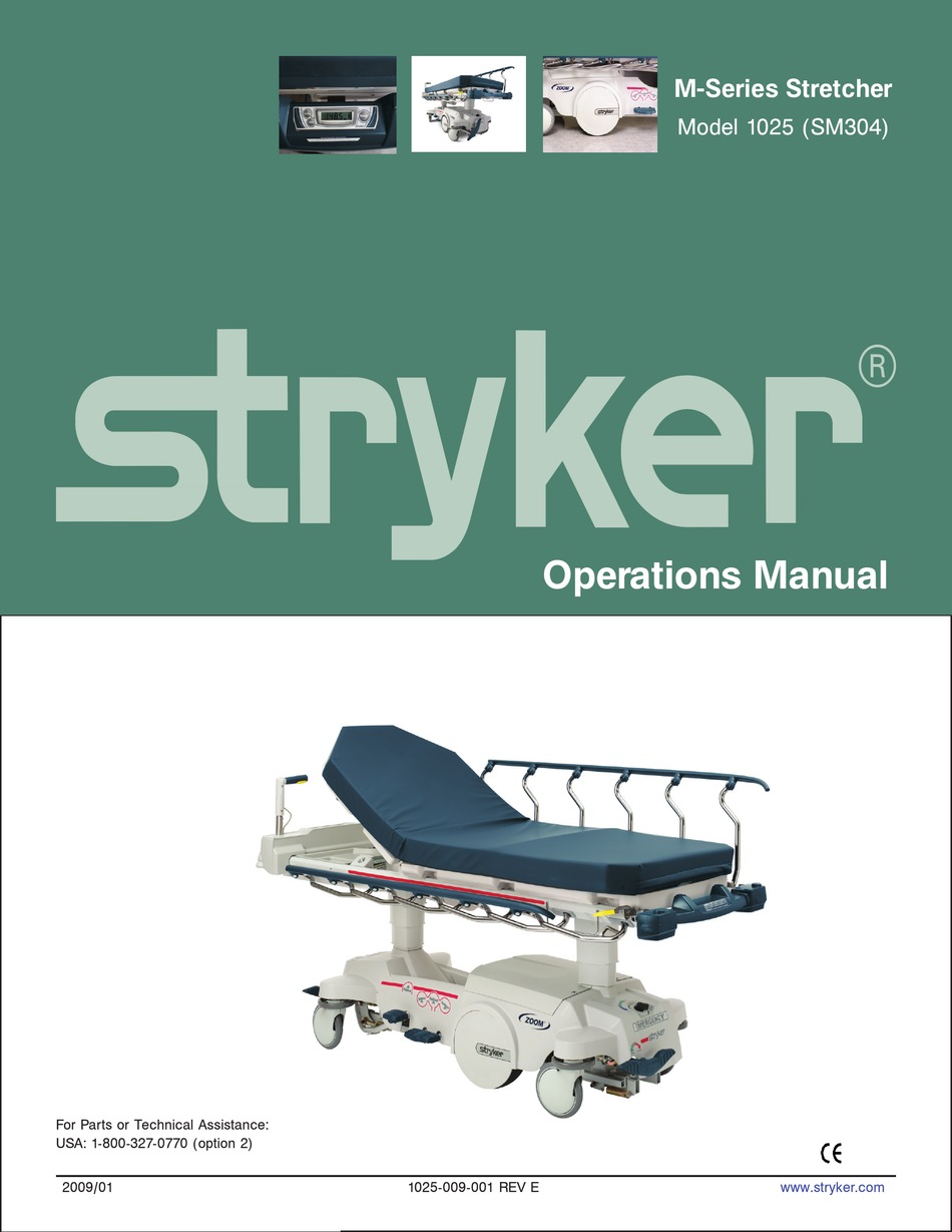 STRYKER 1025 OPERATION MANUAL Pdf Download | ManualsLib