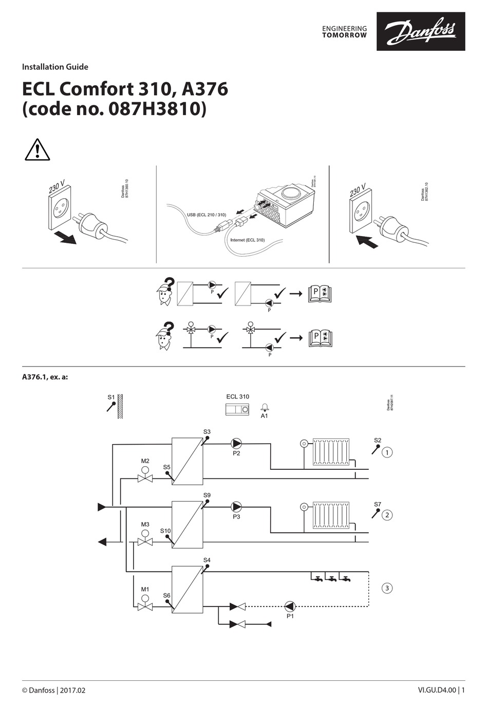 Ecl comfort 310 схема подключения