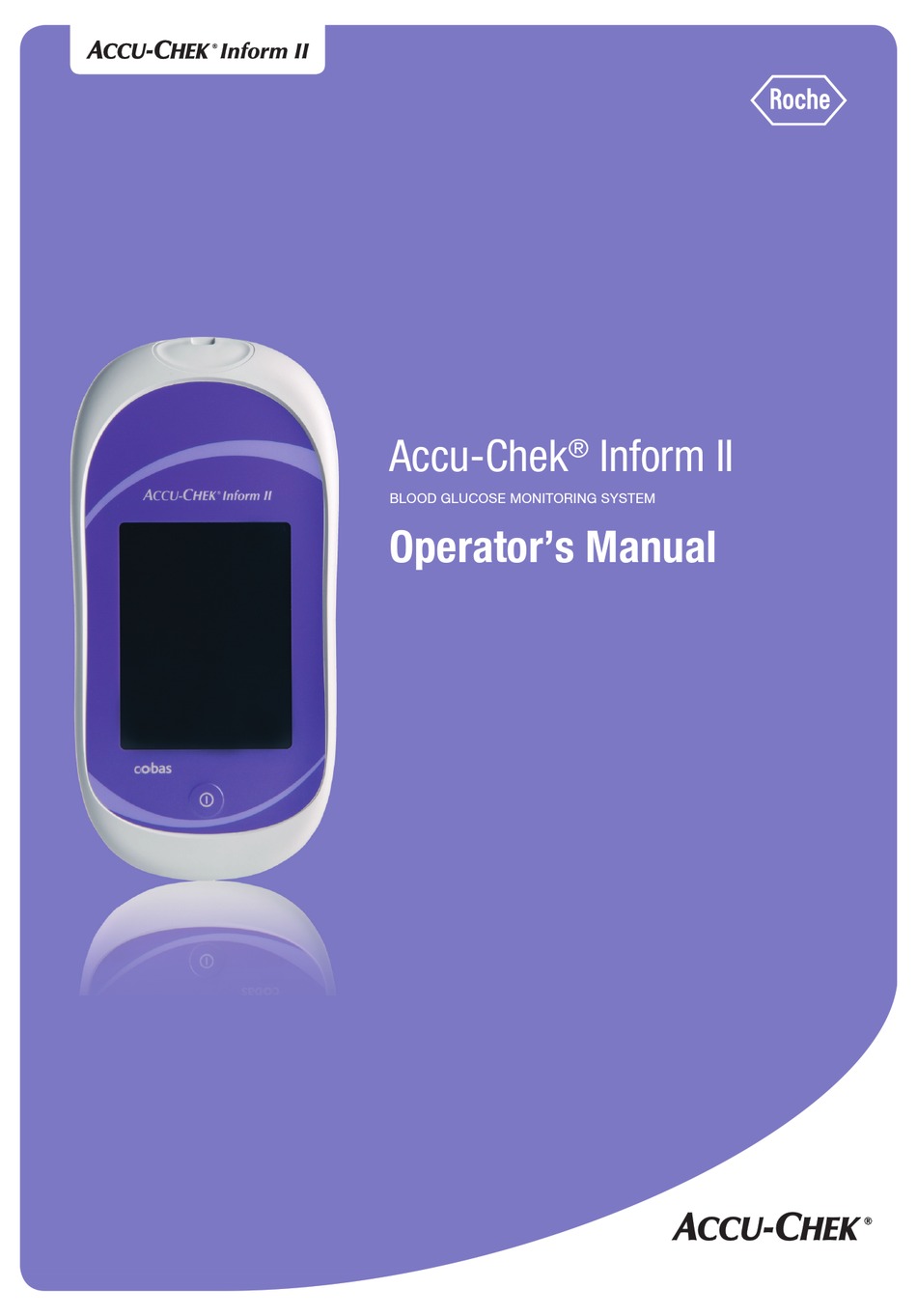 ROCHE ACCU-CHEK INFORM II OPERATOR'S MANUAL Pdf Download | ManualsLib