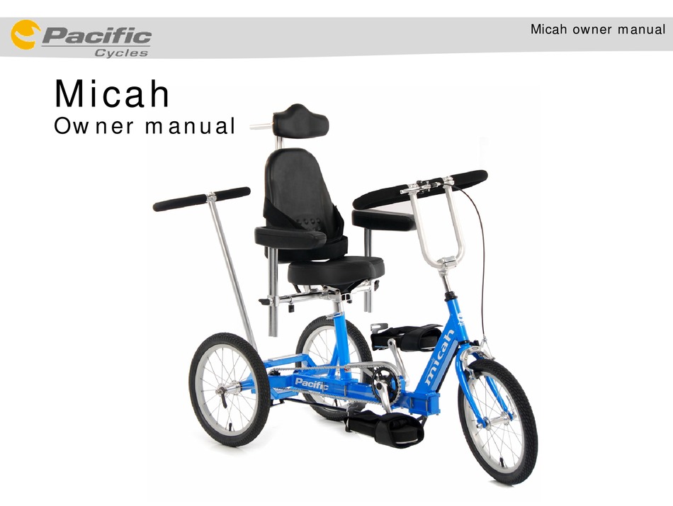 PACIFIC CYCLES MICAH OWNER'S MANUAL Pdf Download ManualsLib