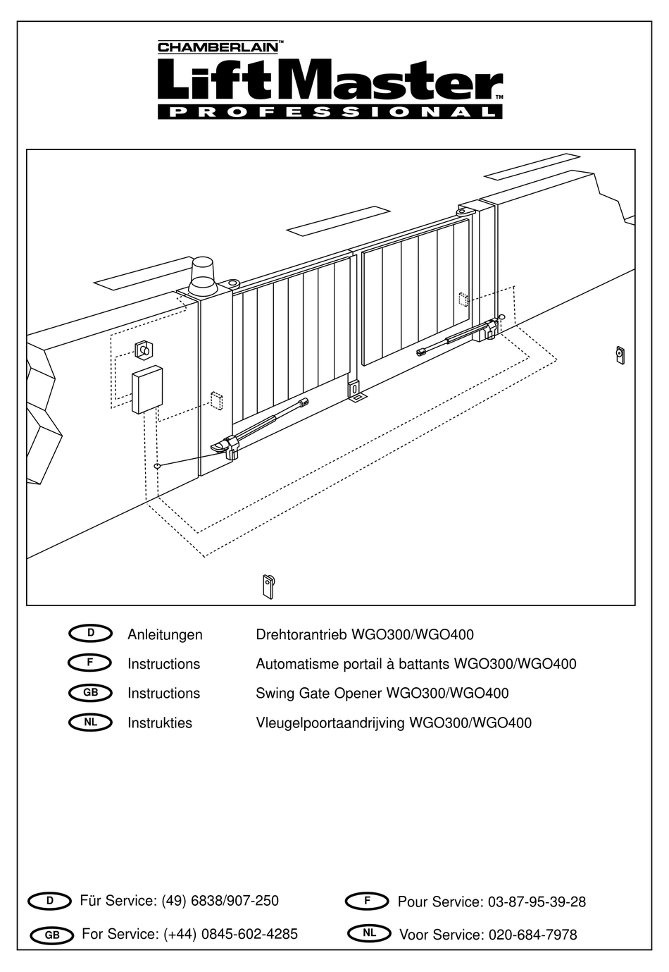 CHAMBERLAIN LIFTMASTER WGO300R MANUAL Pdf Download ManualsLib