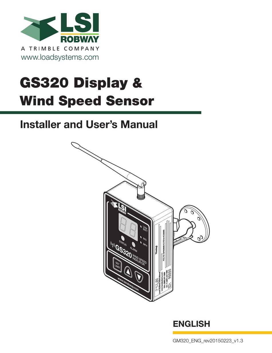 LSI GS320 INSTALLER'S/USER'S MANUAL Pdf Download | ManualsLib