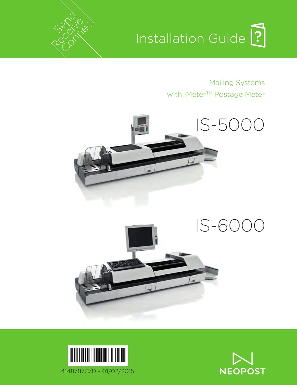 NEOPOST IS-5000 INSTALLATION MANUAL Pdf Download | ManualsLib
