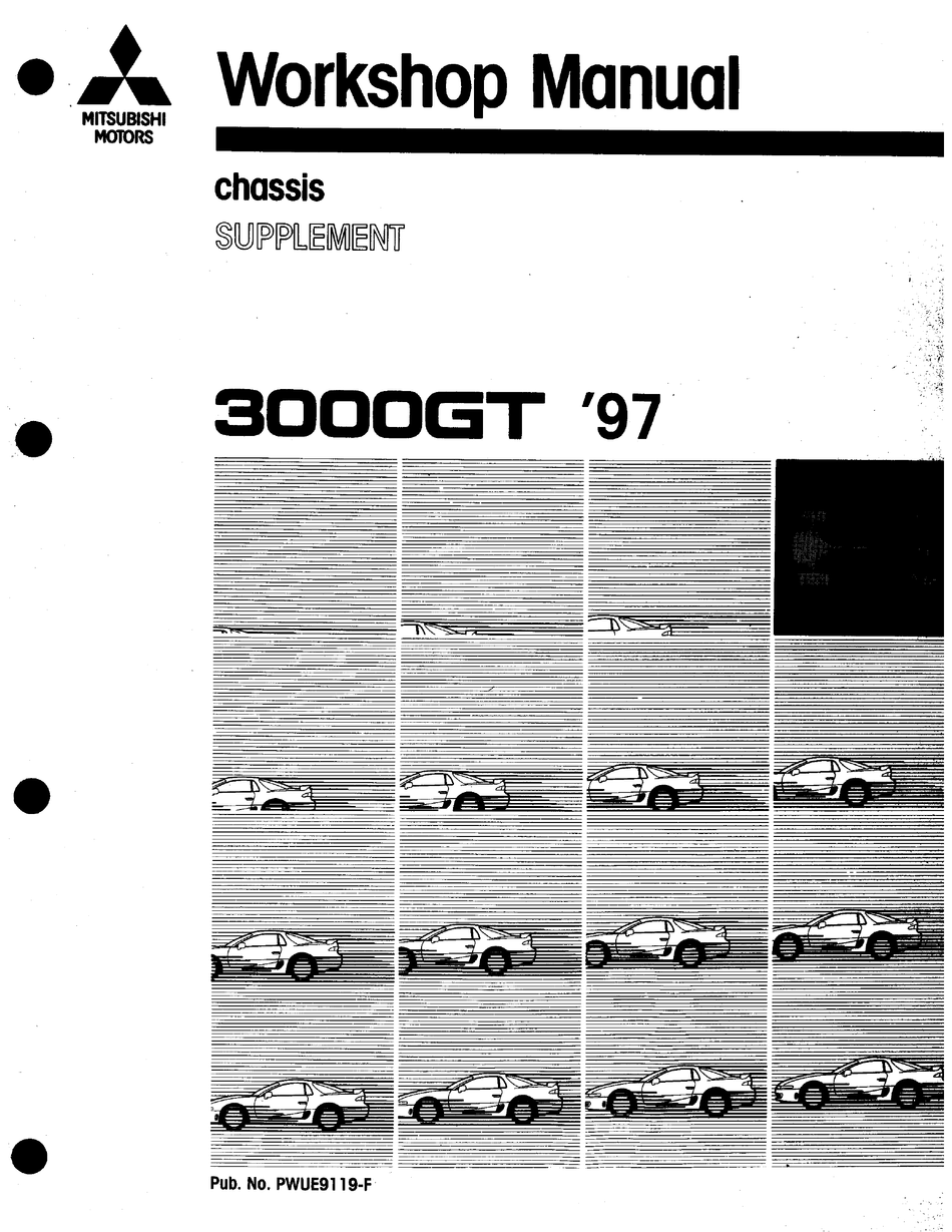 MITSUBISHI 3000GT WORKSHOP MANUAL SUPPLEMENT Pdf Download | ManualsLib