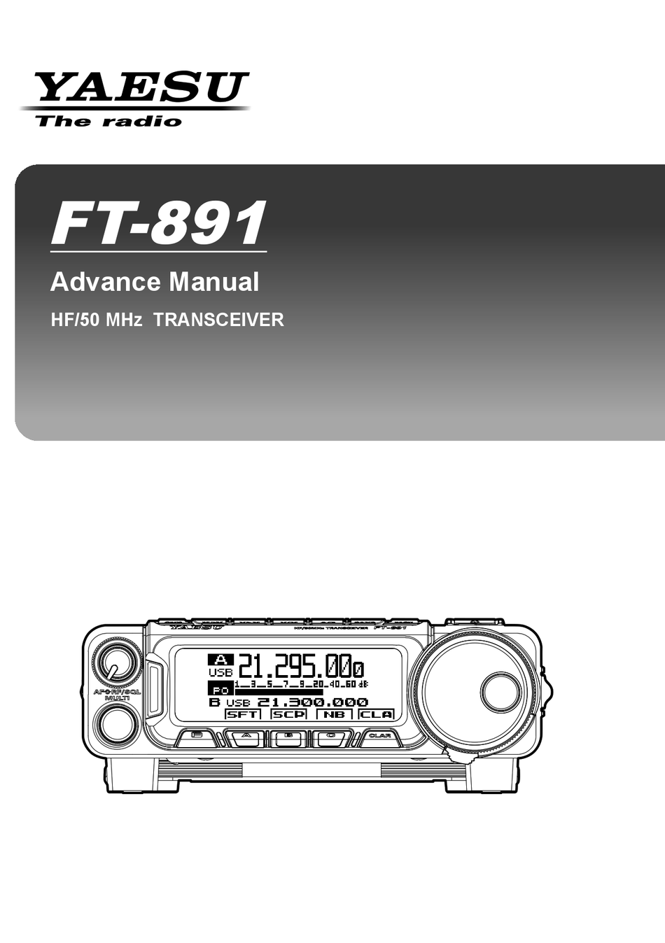 Yaesu Ft 891 Advance Manual Pdf Download Manualslib