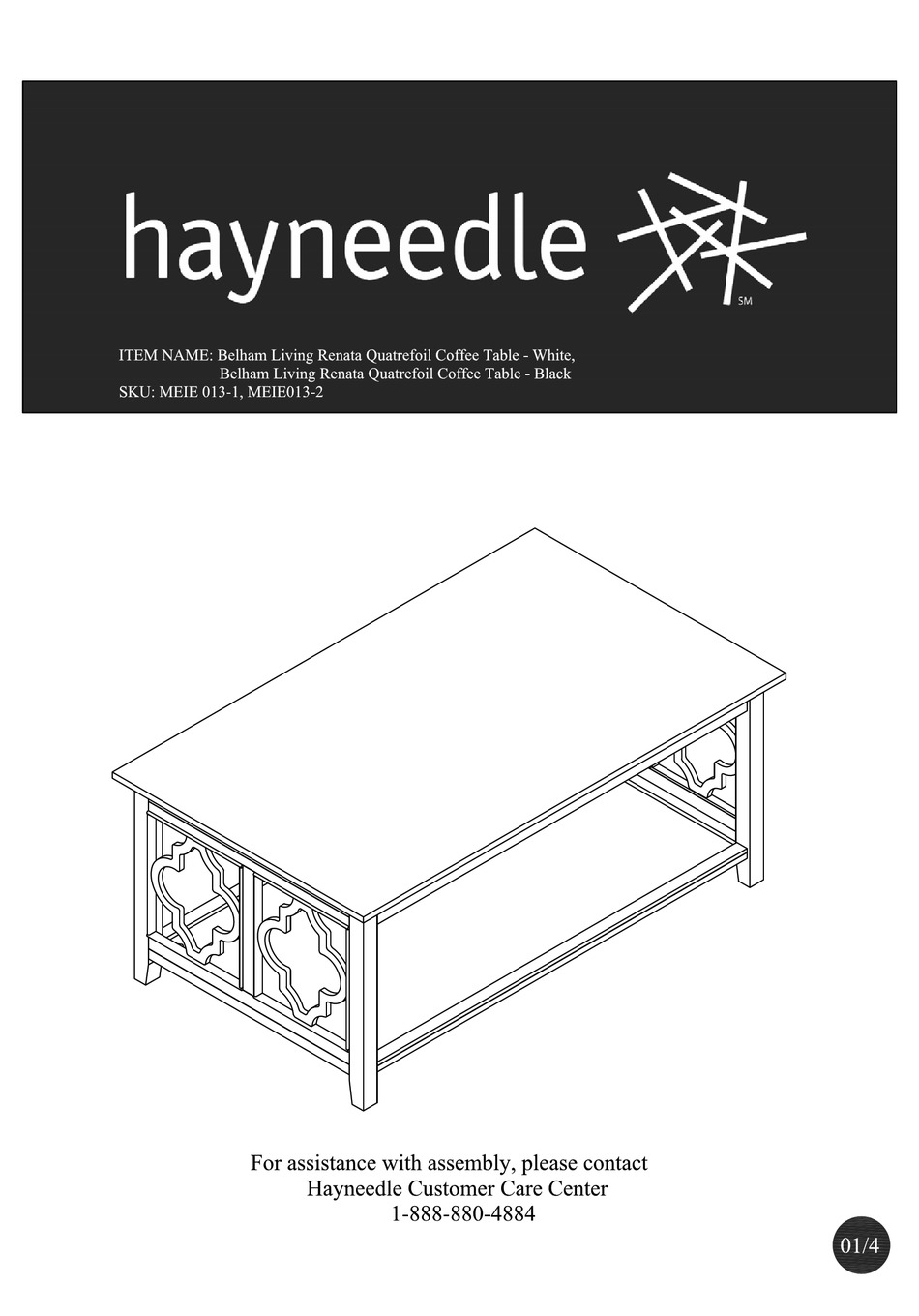 HAYNEEDLE MEIE0131 ASSEMBLY MANUAL Pdf Download ManualsLib