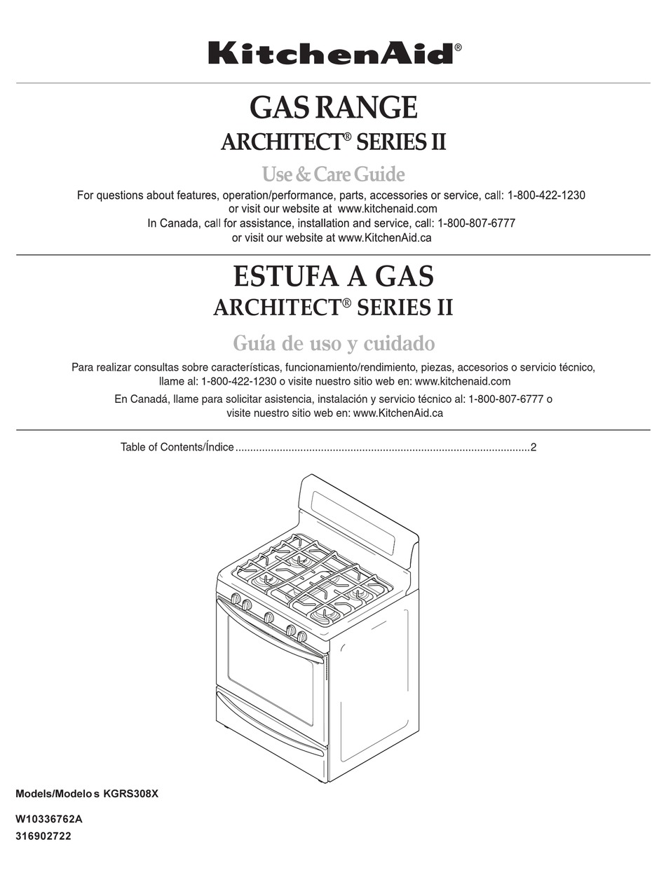 KITCHENAID ARCHITECT II SERIES USE CARE MANUAL Pdf Download ManuaLib   Kitchenaid Architect Ii Series 