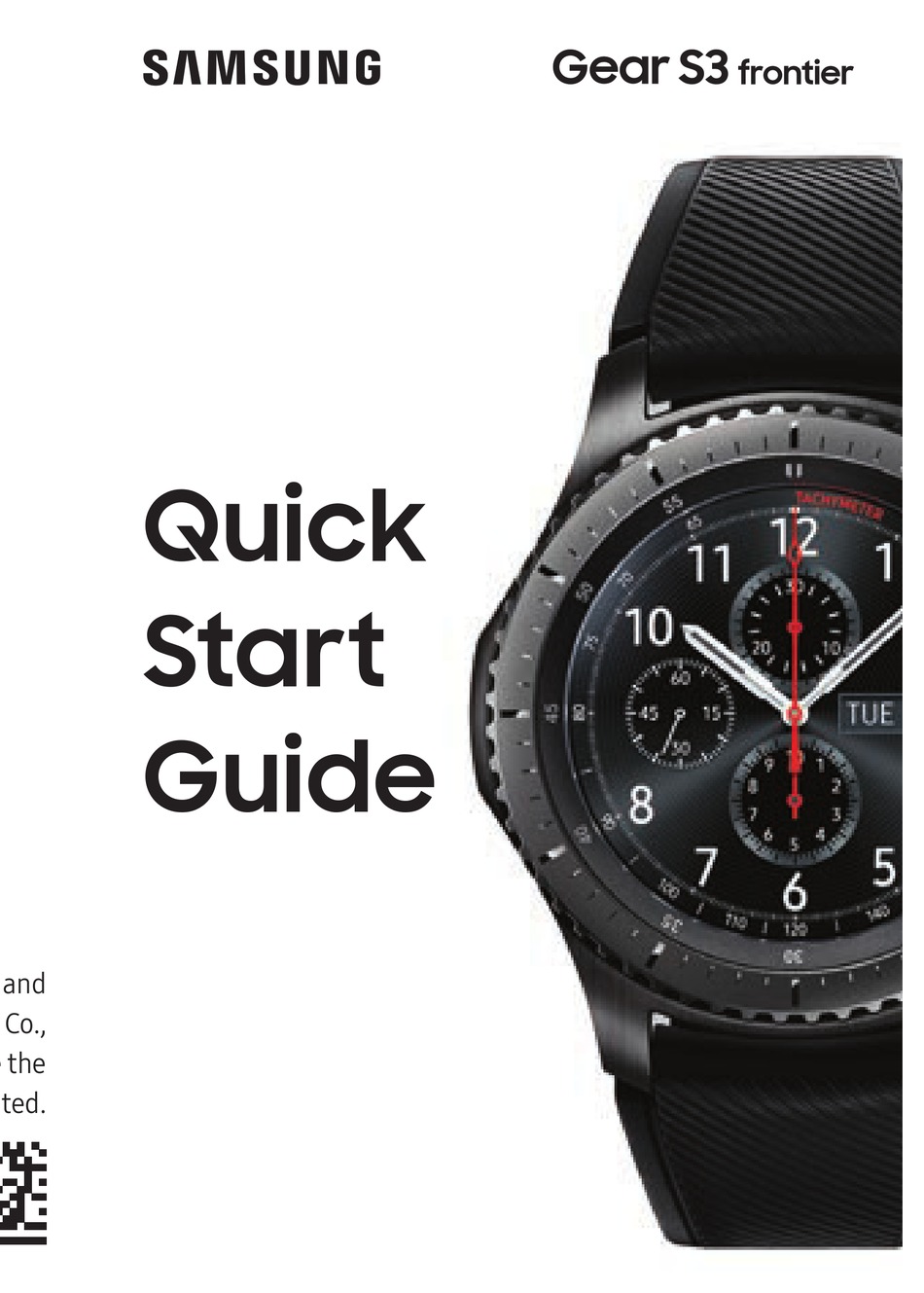 SAMSUNG GEAR S3 QUICK START MANUAL Pdf Download | ManualsLib