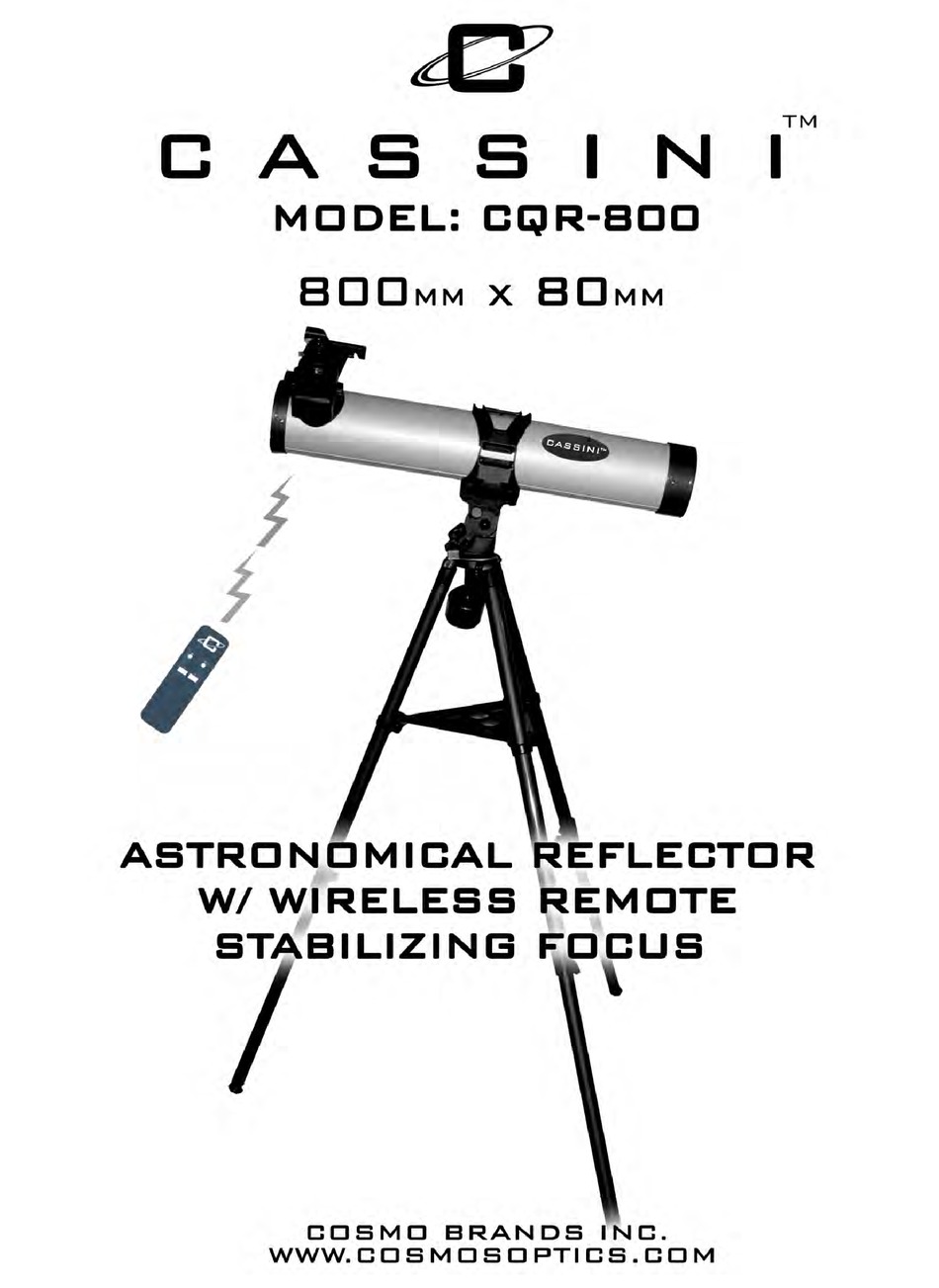 CASSINI CQR800 OPERATING INSTRUCTIONS MANUAL Pdf Download ManualsLib