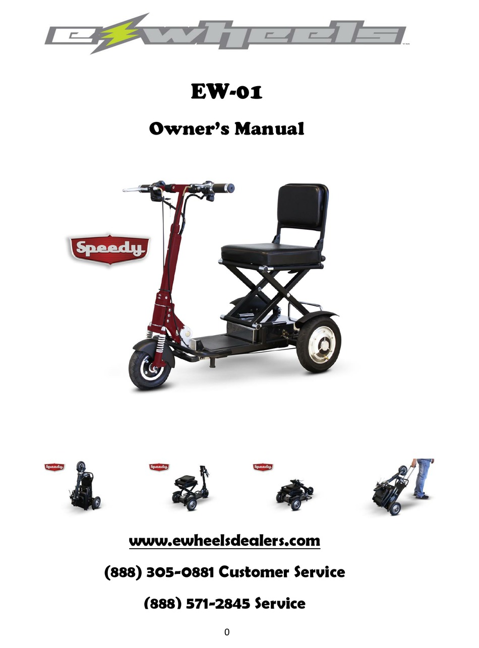 EWHEELS EW-01 OWNER'S MANUAL Pdf Download | ManualsLib