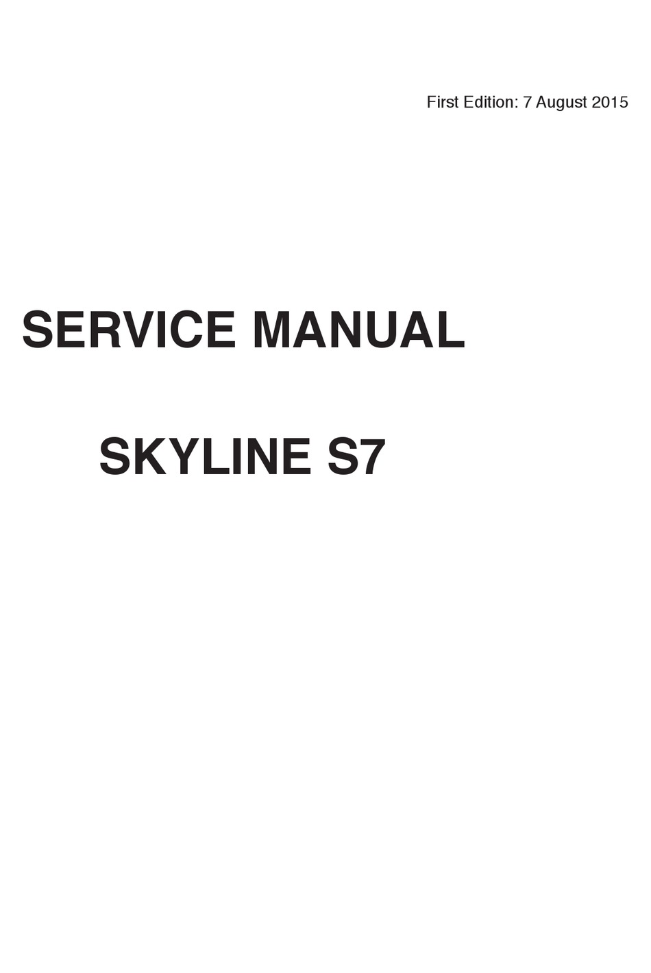 JANOME SKYLINE S7 SERVICE MANUAL Pdf Download | ManualsLib