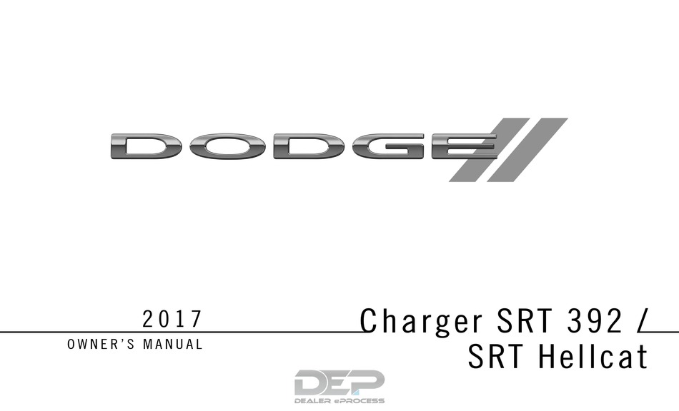 Dodge Charger Srt 392 2017 Owner S Manual Pdf Download Manualslib
