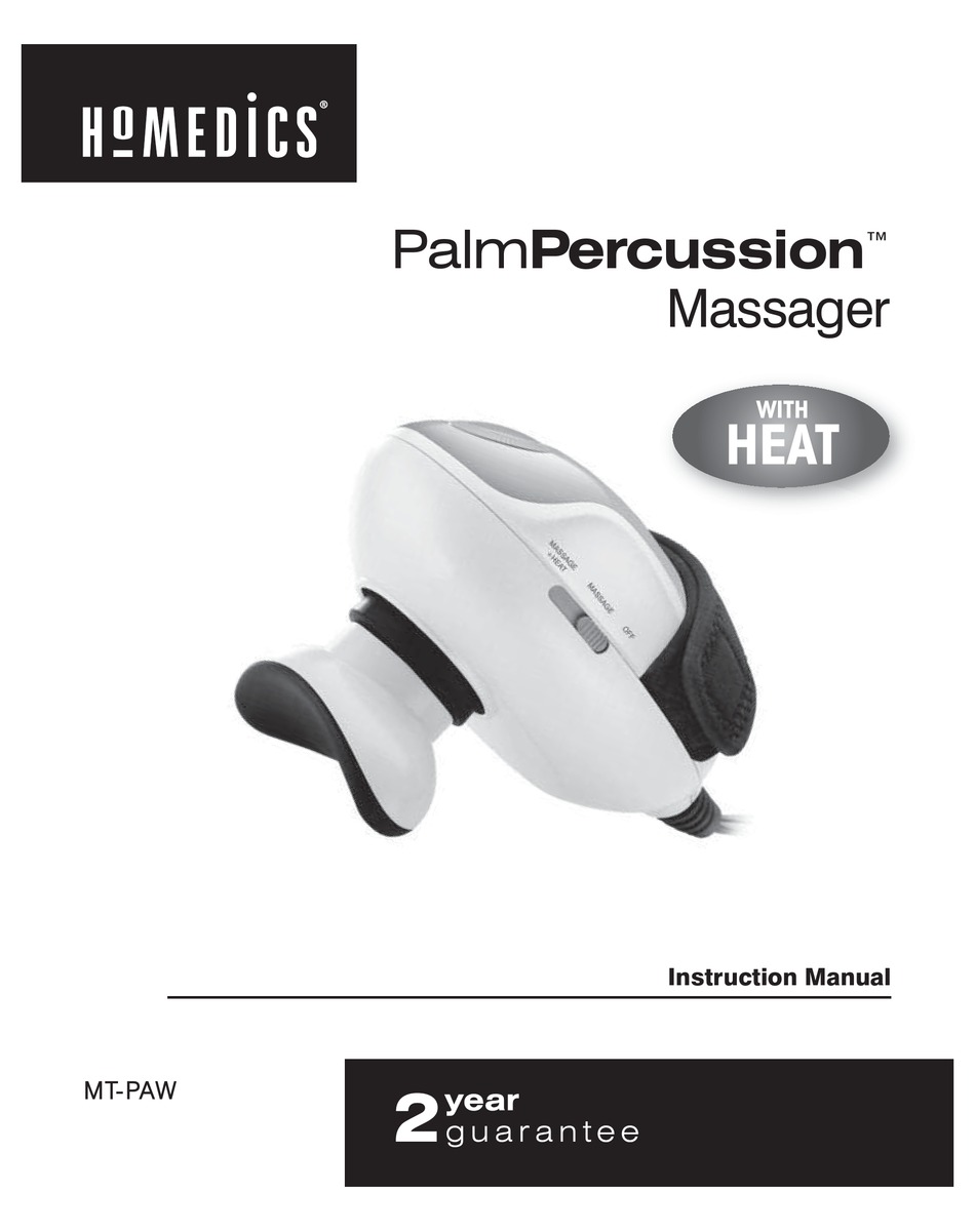 HOMEDICS MTPAW INSTRUCTION MANUAL Pdf Download ManualsLib