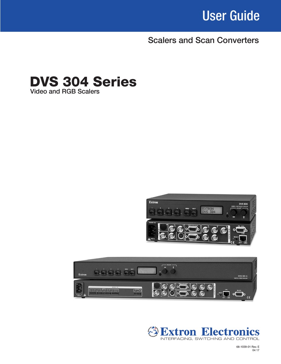 EXTRON ELECTRONICS DVS 304 SERIES USER MANUAL Pdf Download ManualsLib
