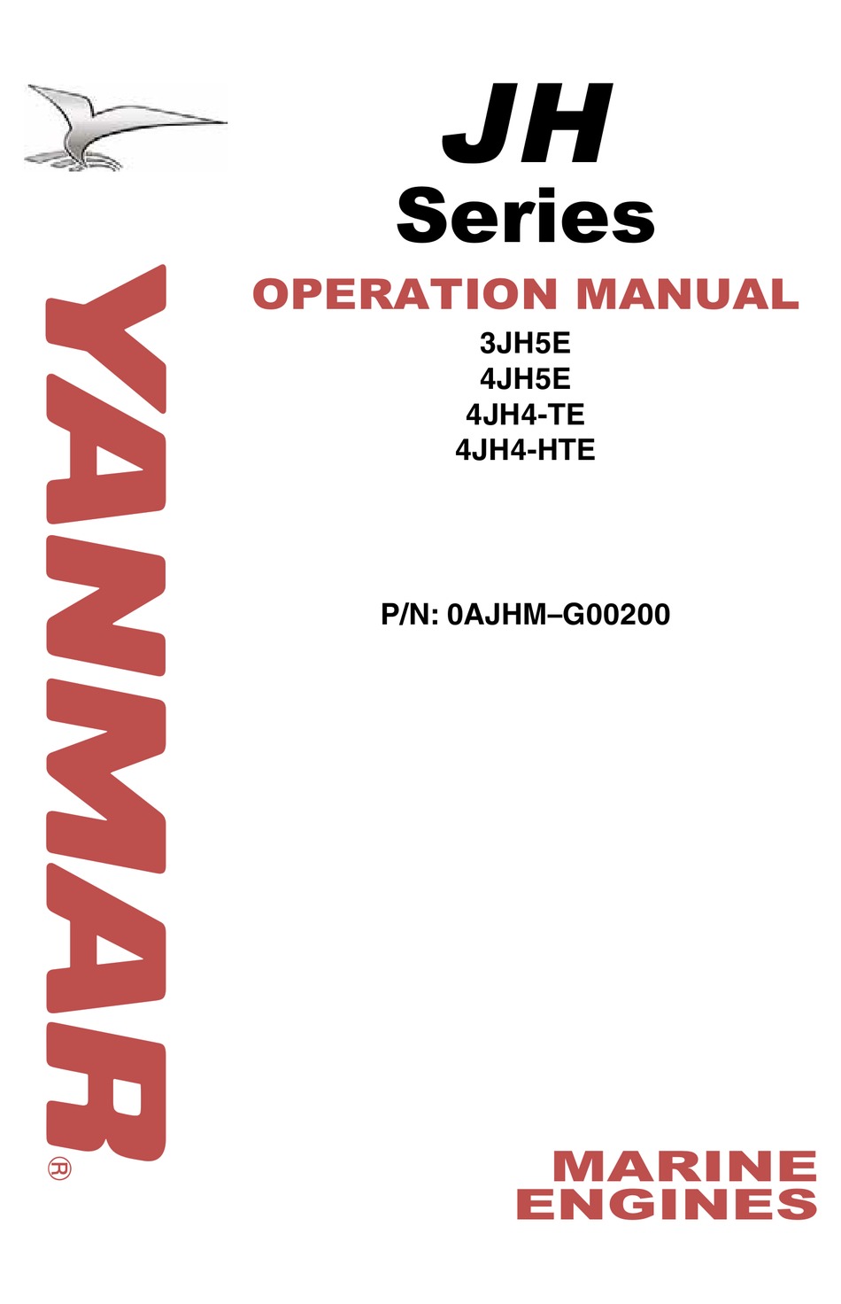 YANMAR 3JH5E OPERATION MANUAL Pdf Download | ManualsLib