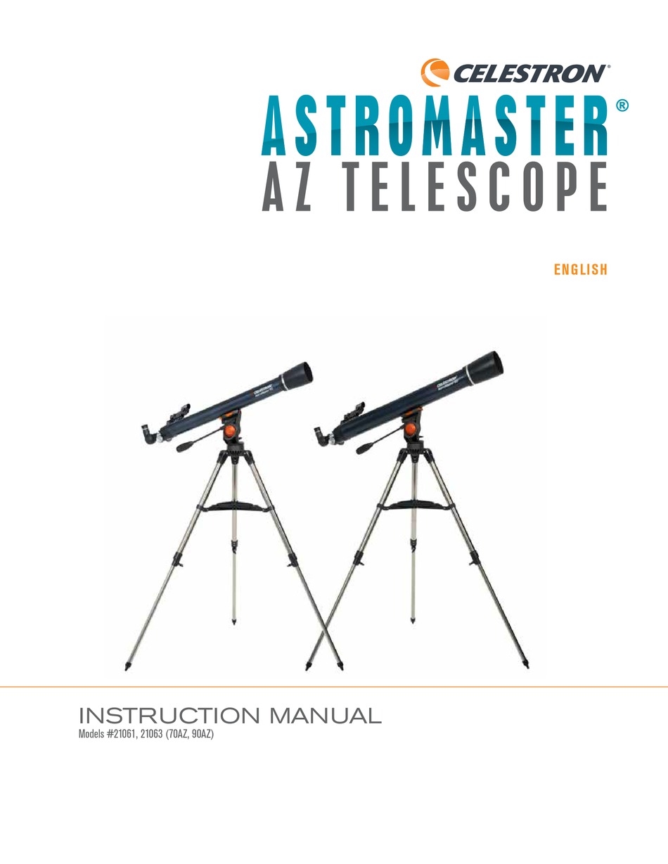 CELESTRON 21063 INSTRUCTION MANUAL Pdf Download | ManualsLib