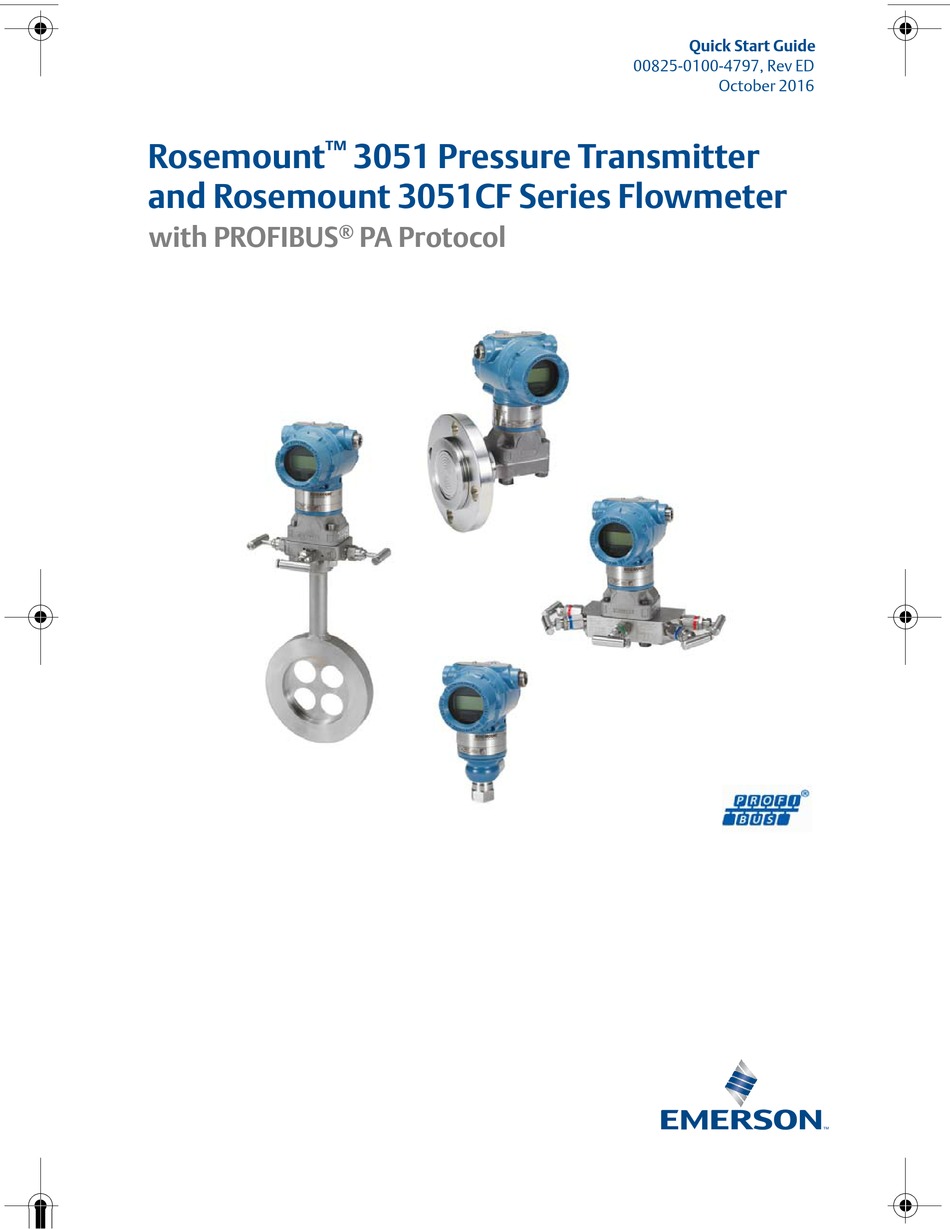 EMERSON ROSEMOUNT 3051 QUICK START MANUAL Pdf Download | ManualsLib