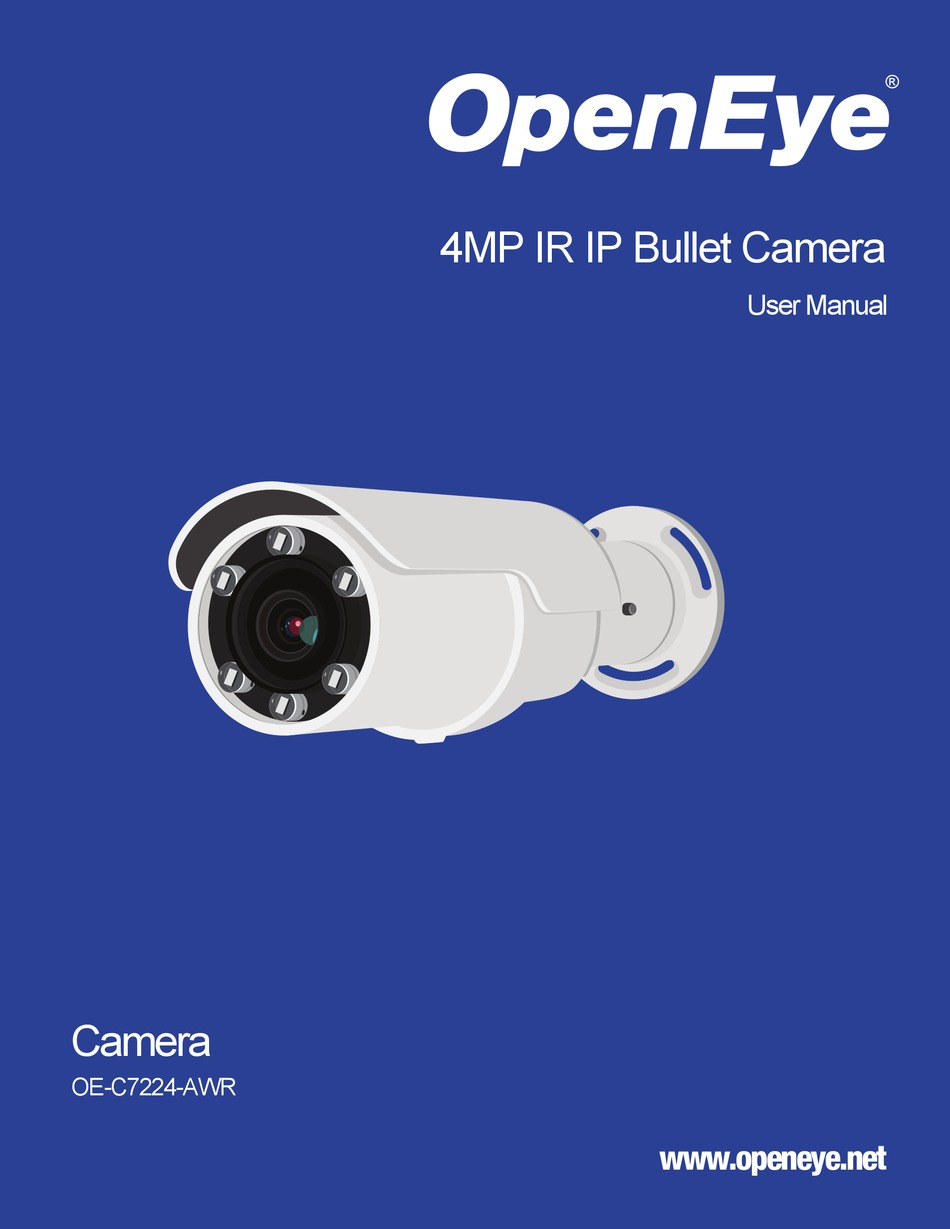 OPENEYE OEC7224AWR USER MANUAL Pdf Download ManualsLib