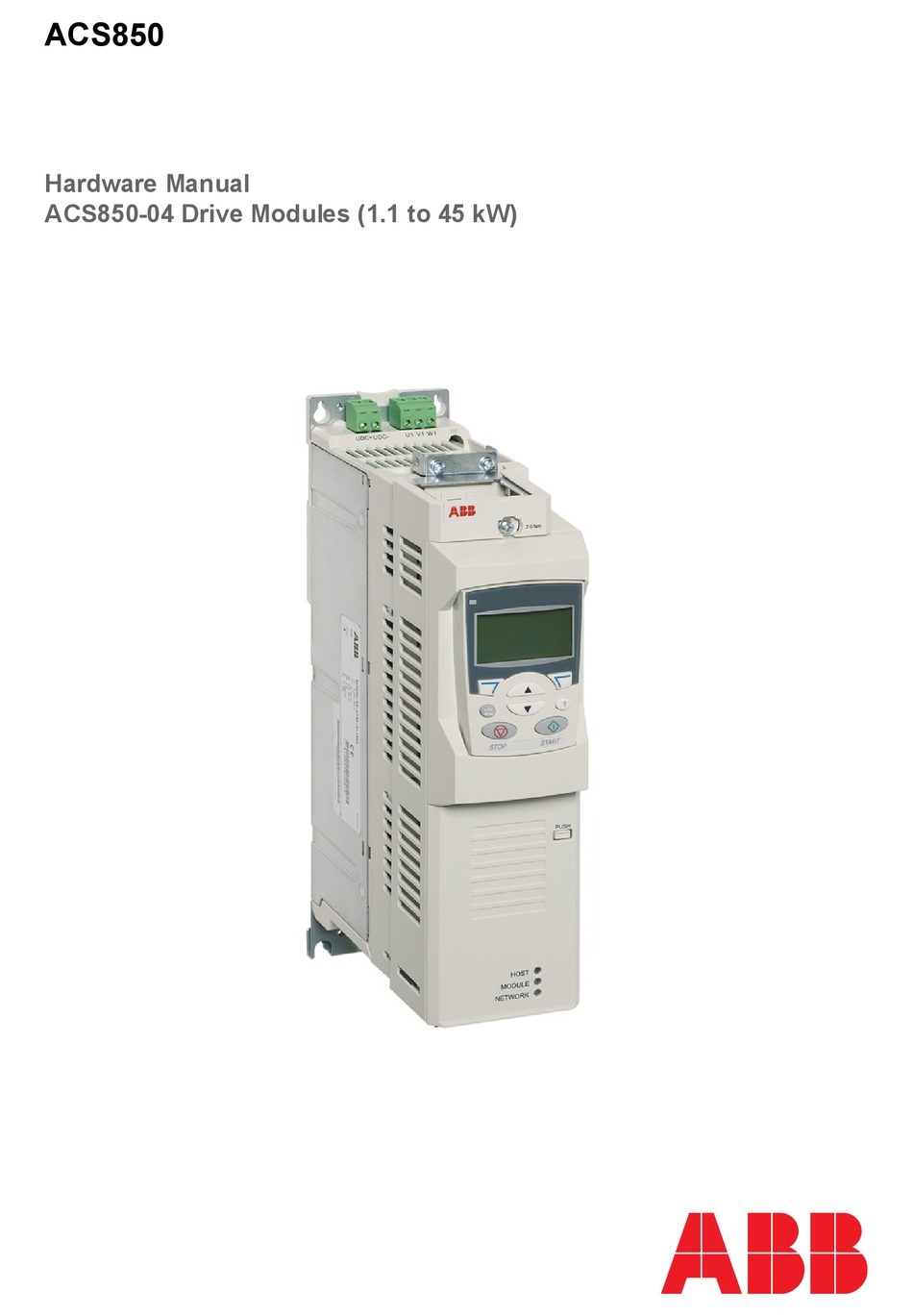 ABB ACS850 HARDWARE MANUAL Pdf Download | ManualsLib