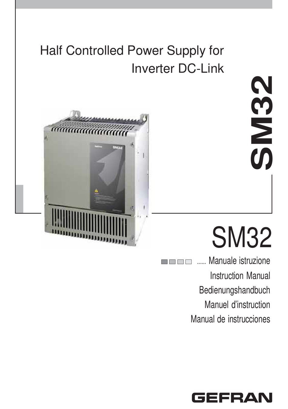 GEFRAN SM32 INSTRUCTION MANUAL Pdf Download ManualsLib