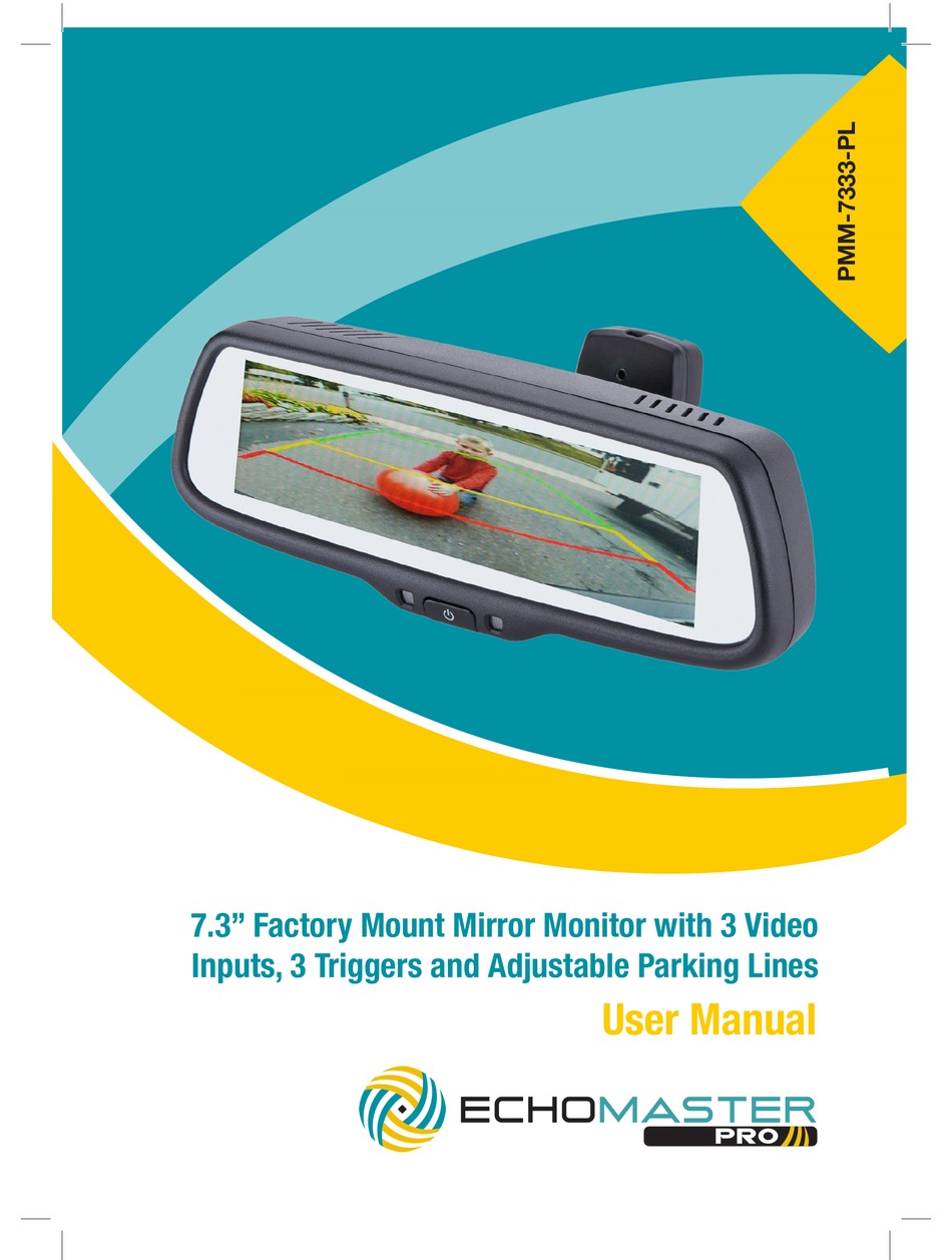 Car 4.3" Factory Mount Monitor with Built In Bluetooth Echomaster MM-4320-BT