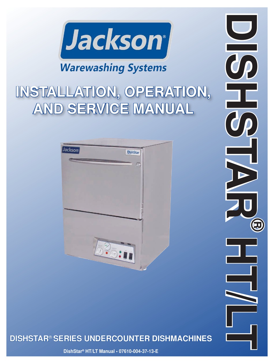 Jackson Dishstar Ht Installation Operation And Service Manual Pdf Download Manualslib Jackson Dishstar Ht Installation Operation And Service Manual Pdf Download Manualslib