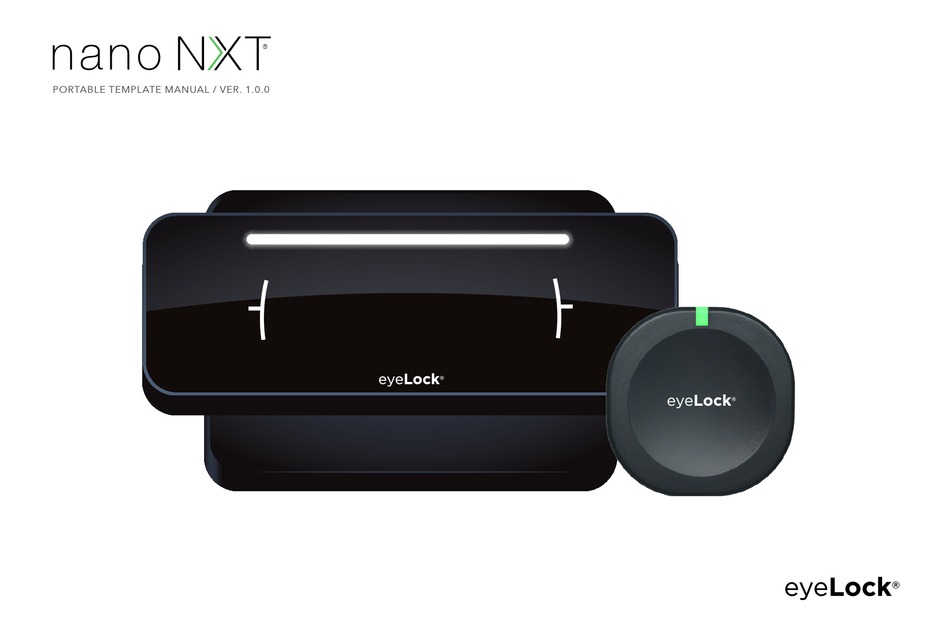 EYELOCK NANO NXT MANUAL Pdf Download ManualsLib