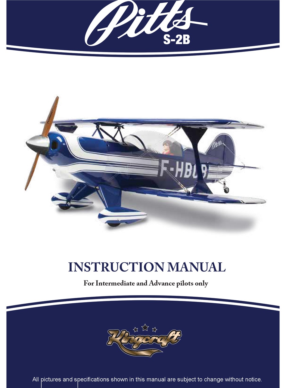 KINGCRAFT PITTS S-2B INSTRUCTION MANUAL Pdf Download | ManualsLib