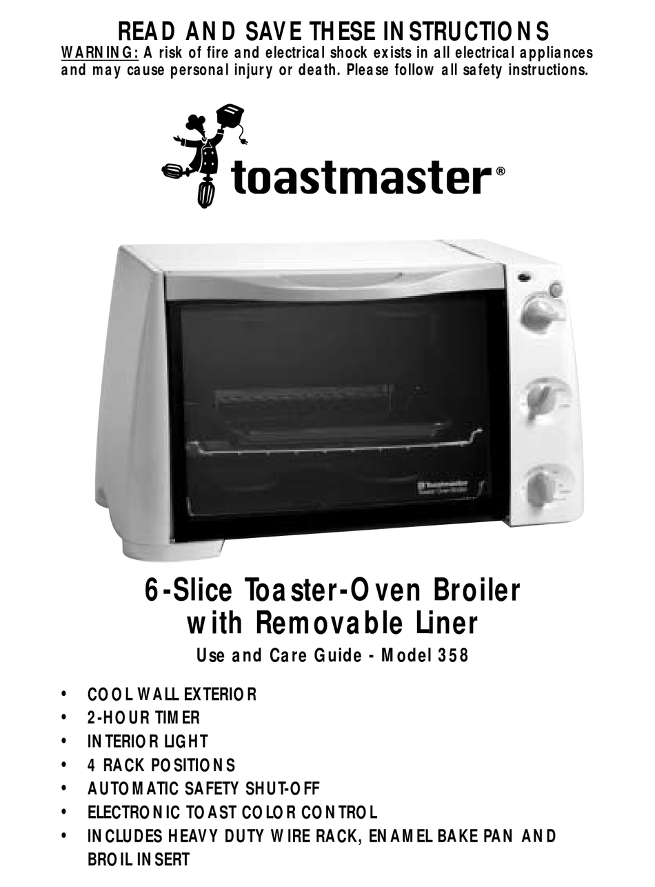 TOASTMASTER 358 USE AND CARE MANUAL Pdf Download | ManualsLib