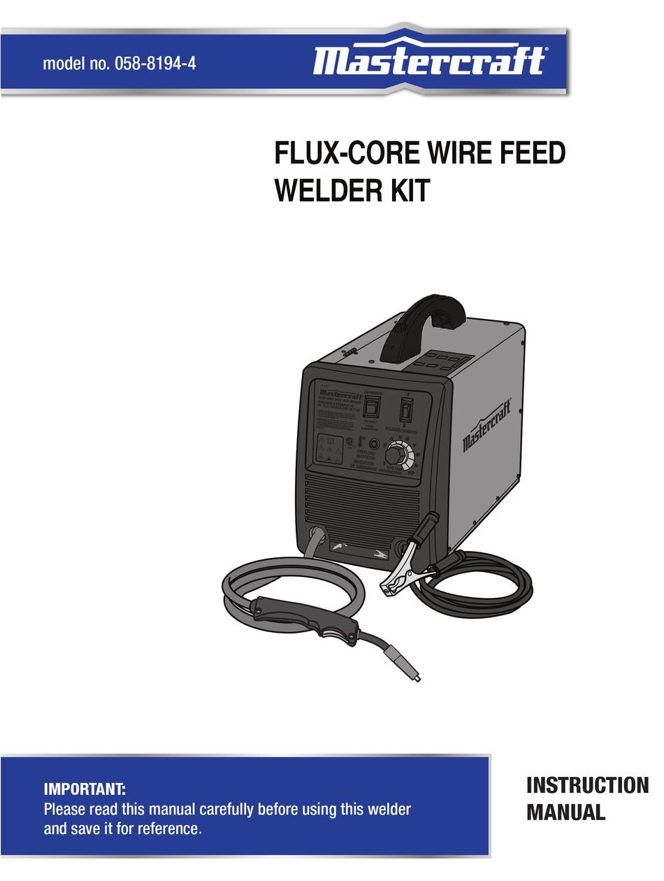MASTERCRAFT 058-8194-4 INSTRUCTION MANUAL Pdf Download | ManualsLib